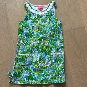Lilly Pulitzer Green and Blue Kids Dress